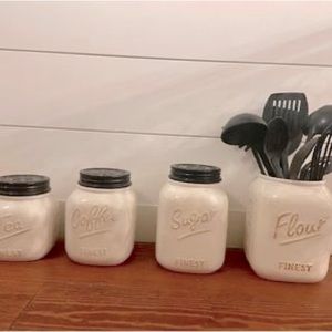 Farmhouse Kitchen Canister Set